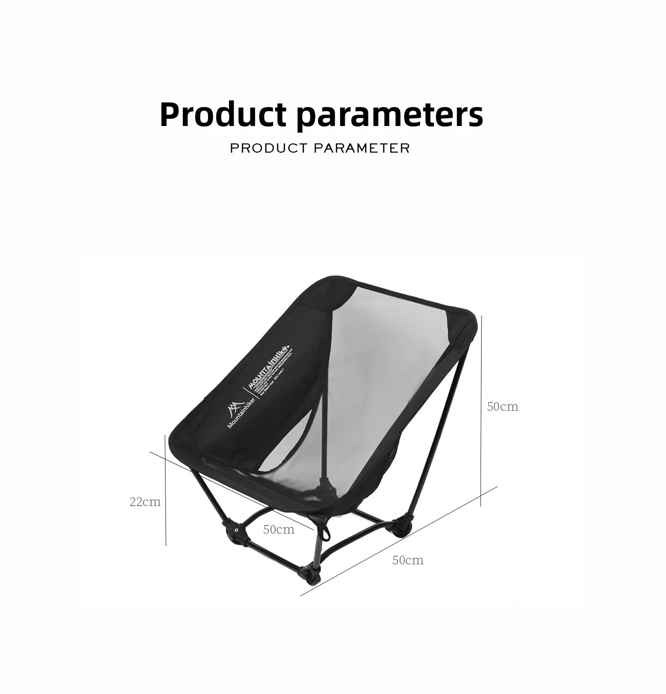 Moon Chair Outdoor Campingstuhl Angelstuhl Atmungsaktives Netzmaterial Aluminiumlegierung Atmungsaktive Oberfläche Starke Tragfähigkeit – Detail 9