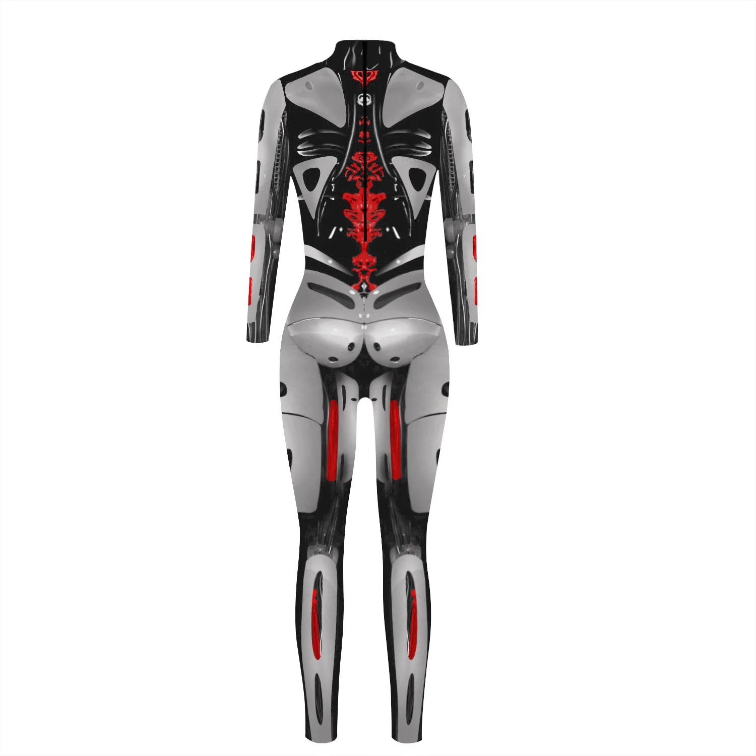 Roboter-Punk-Jumpsuit Catsuit Sexy Damen Cosplay Kostüme Zentai Karneval Halloween Bühnenauftritt Aerial Yoga Bodysuit 2026 – Detail 22