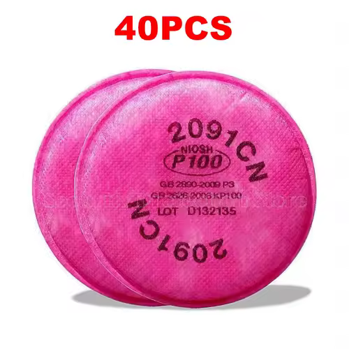 Lots of Painting Spray Industry 2091/2097 Particulate filter P100 for 3m 6800 7502 6200 Series Respirator Dust Mask - Image 8