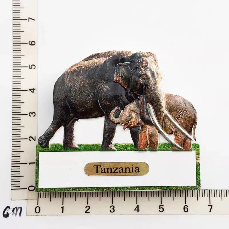 Tanzania Creative Elephant travel souvenir Refrigerator sticker magnet gift handicrafts home decor