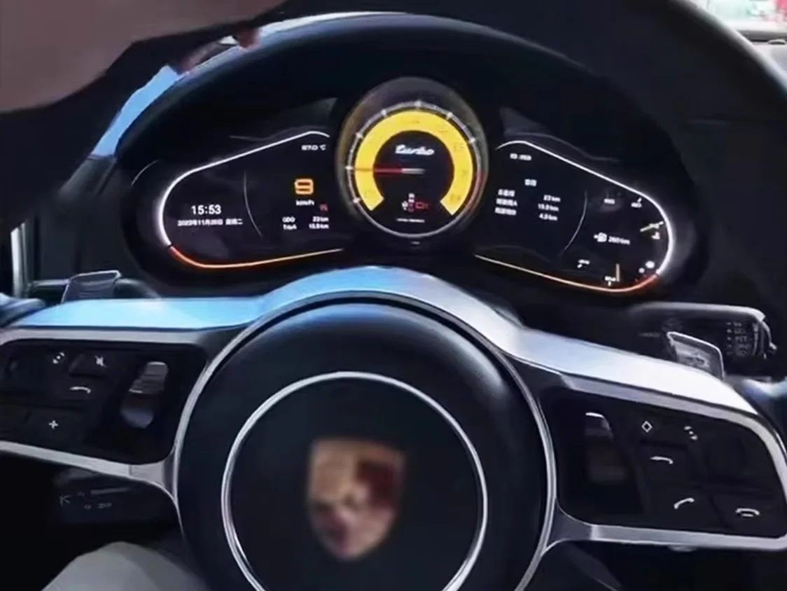 لبورشه 911 كايين باناميرا ماكان 2010 2010-2017 عداد السرعة لوحة القيادة التوصيل والتشغيل أداة العنقودية الرقمية للسيارة CockPit