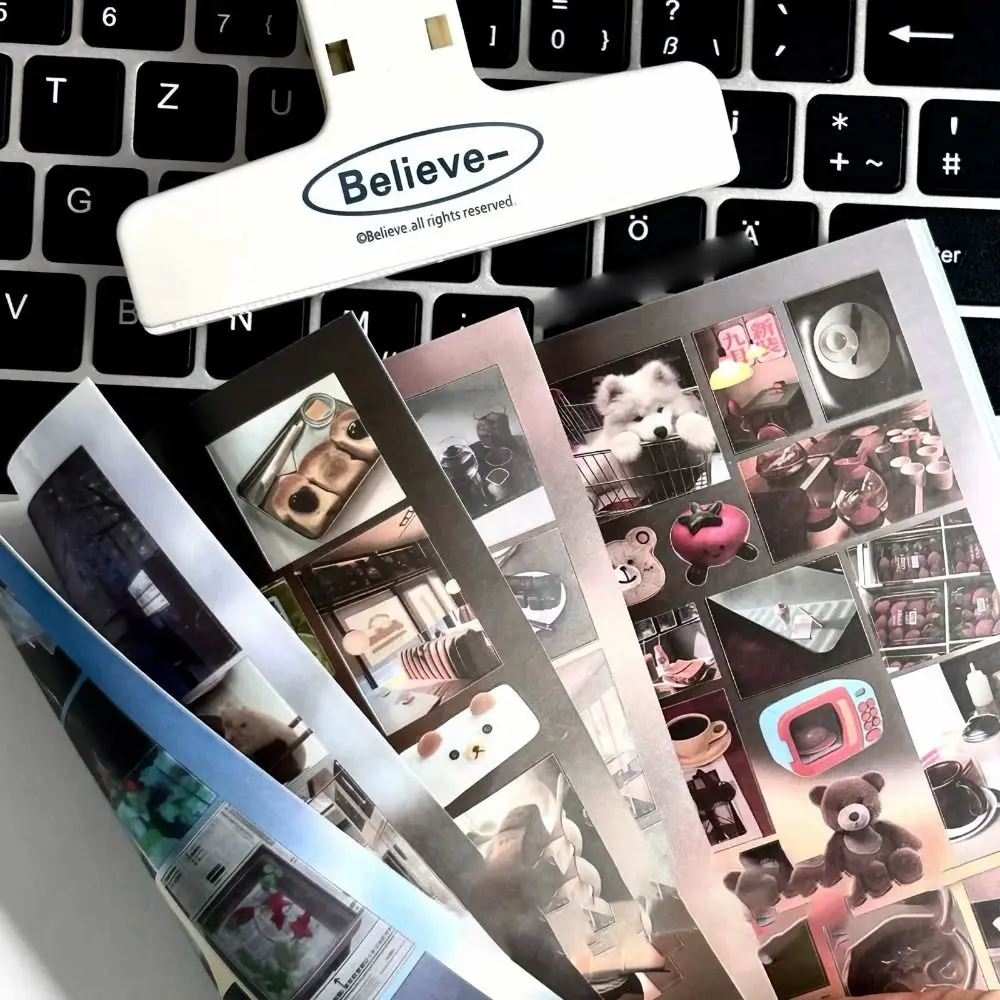 New 24 Pages Y2K Stickers Book Cute Design Retro Style Scrapbooking Stickers Kawaii Removable Decorative Stickers