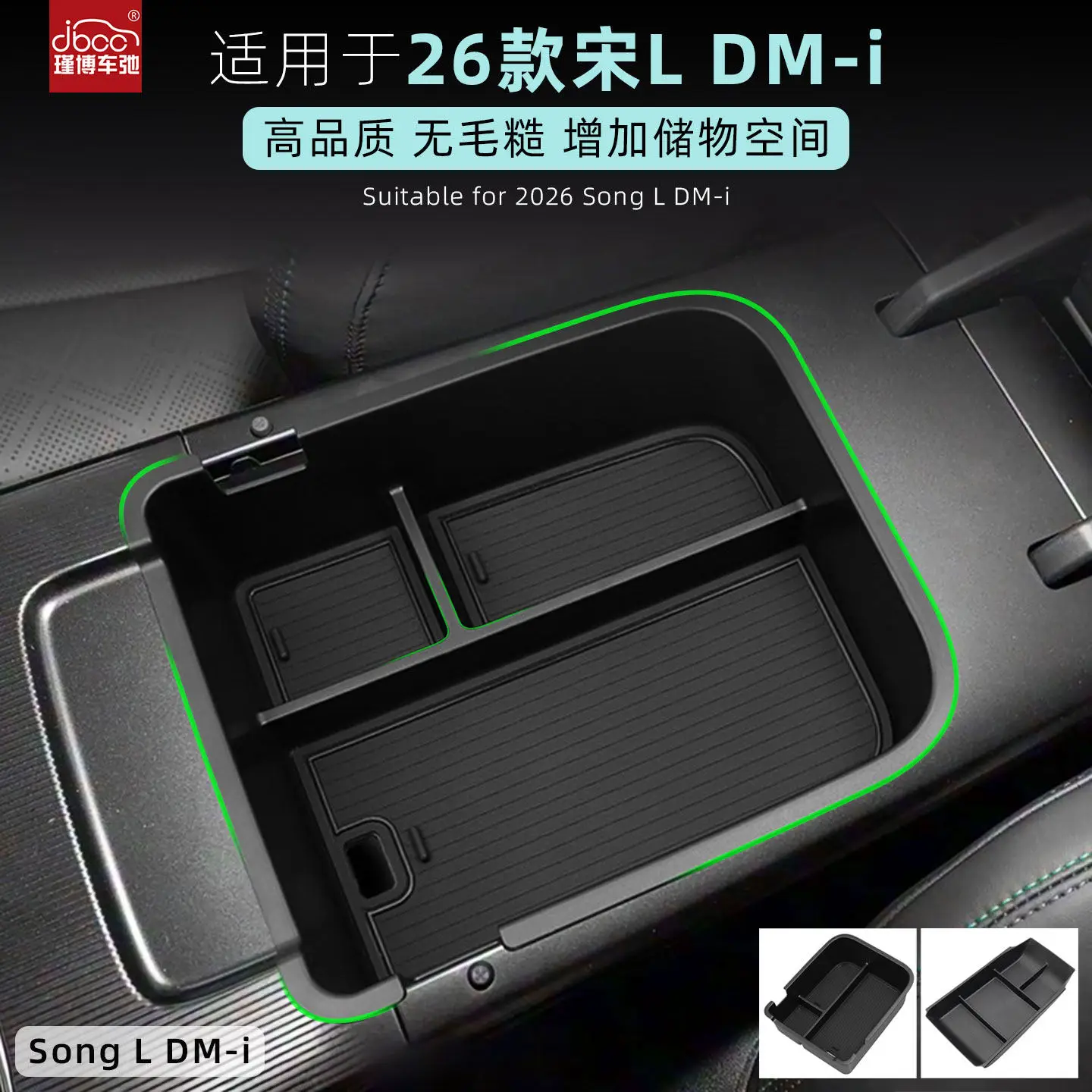 For BYD Song L DM-i 2026 Center Console Organizer & Under-Dashboard Storage Box Set – Custom Interior Storage Solutions