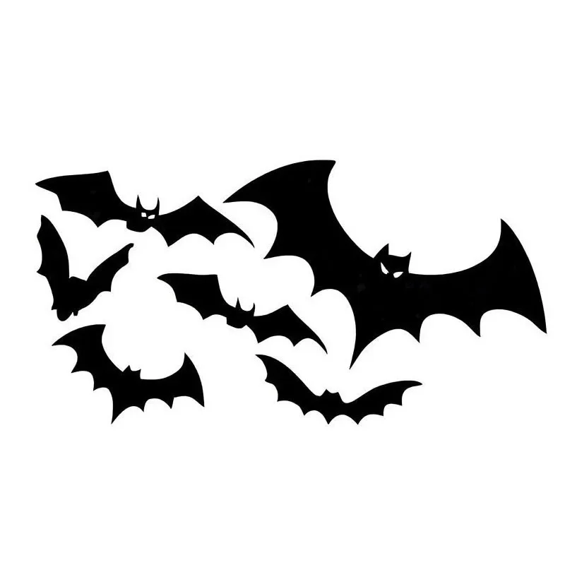 

Flocks of Bats Floating Car Stickers Reflective Decals Personalized Car Stickers Bat,18cm*9cm