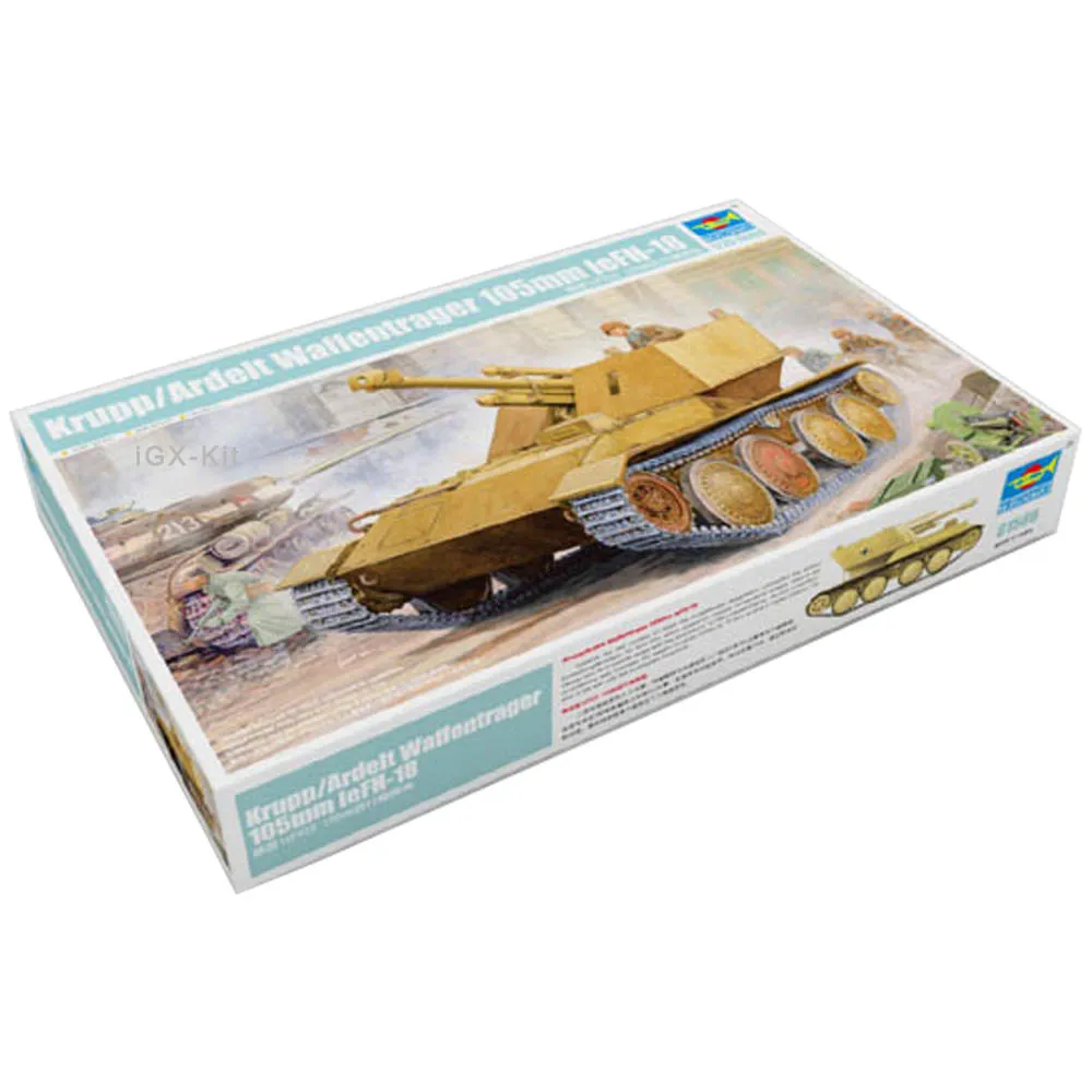 

Trumpeter 01586 1/35 немецкий Krupp Ardelt 105 мм leFH18 Wa коммерчество оружие Carrie подарок пластиковая сборка модель игрушечный строительный комплект