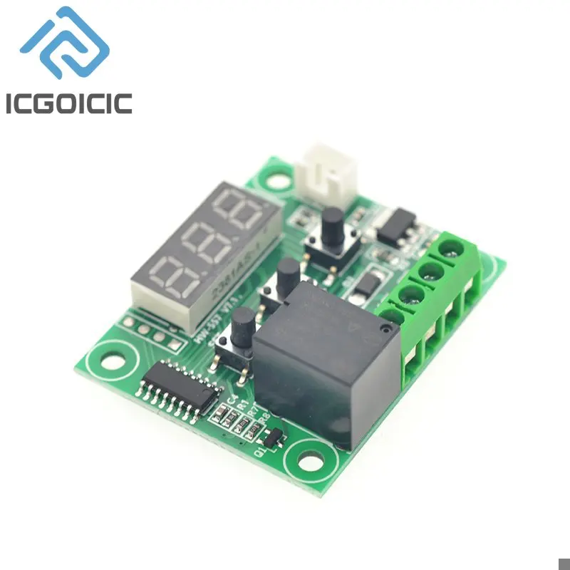 W1209 DC 12V Red/Blue Heat Cool Temp Thermostat Temperature Control Switch Temperature XH-W1209 image 5