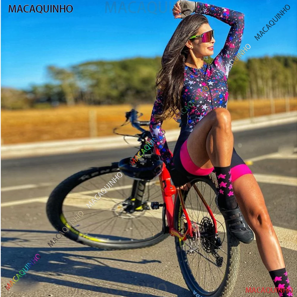 Female Long Sleeve Jumpsuit Kafitt Cycling Monkey Promotion Shorts Jersey Summer Mountain Bike Clothing Bicycle Set Swimming