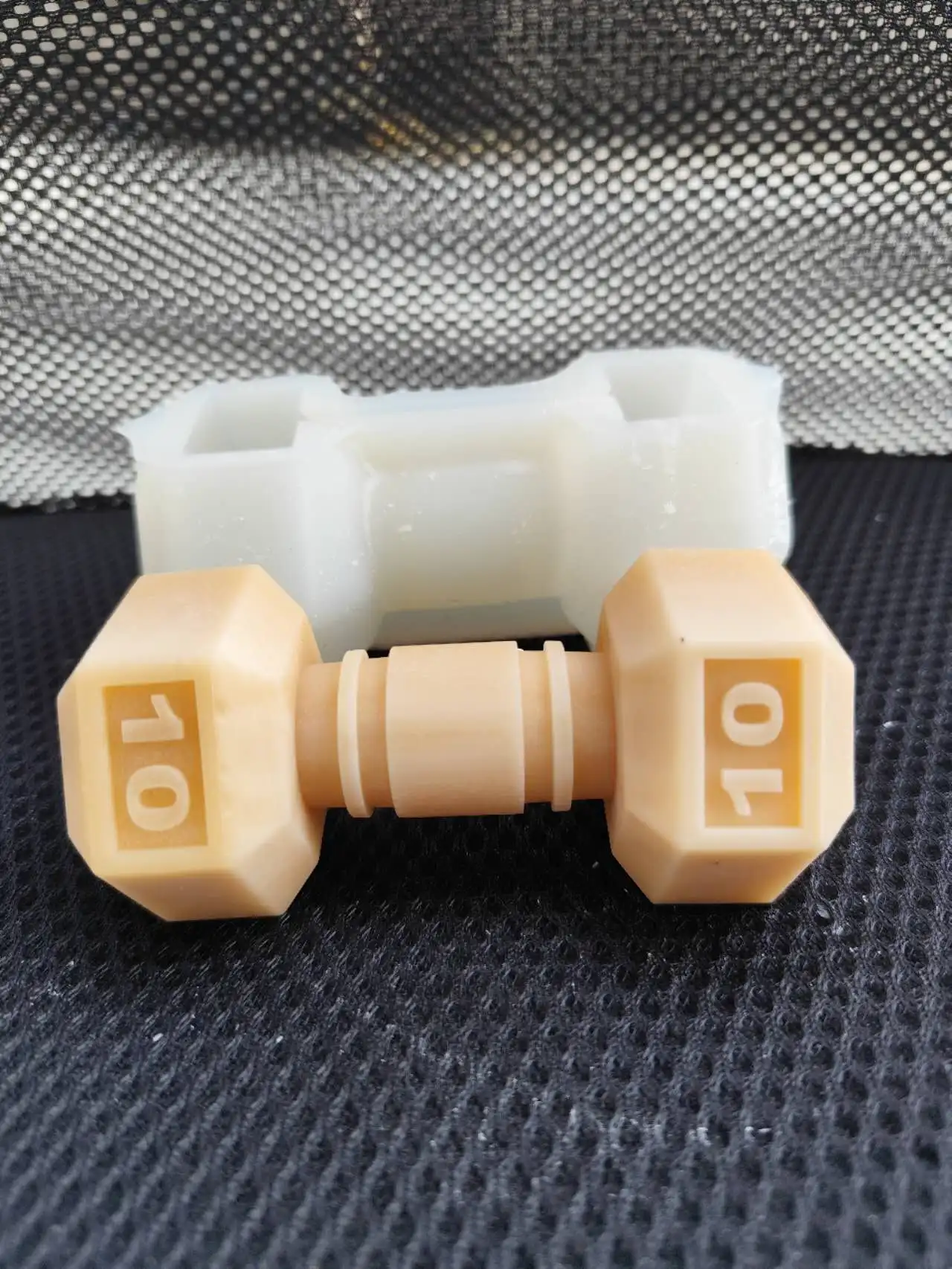 3D Candle Mold Muscle Mummy Gypsum Decoration Candle Mold DIY Gypsum Cement Silicone Mold
