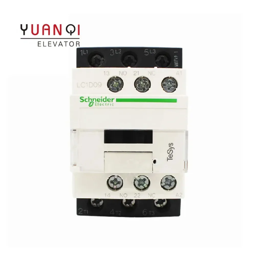 

Yuanqi Elevator Contactor 220V LC1D09 12 Three-Phase 380V 110V AC 24V LC1D40 50