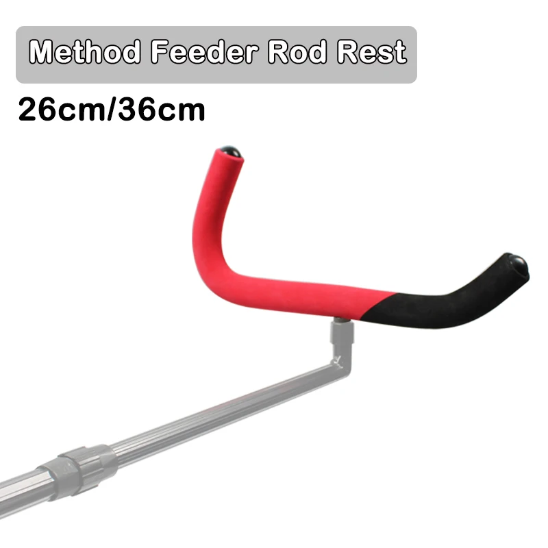 1X Carp Fishing Tool Method Feeder Rod Rest Equipped With 3/8″ BSF Thread  Stable Support By Alu Alloy Core EVA Material