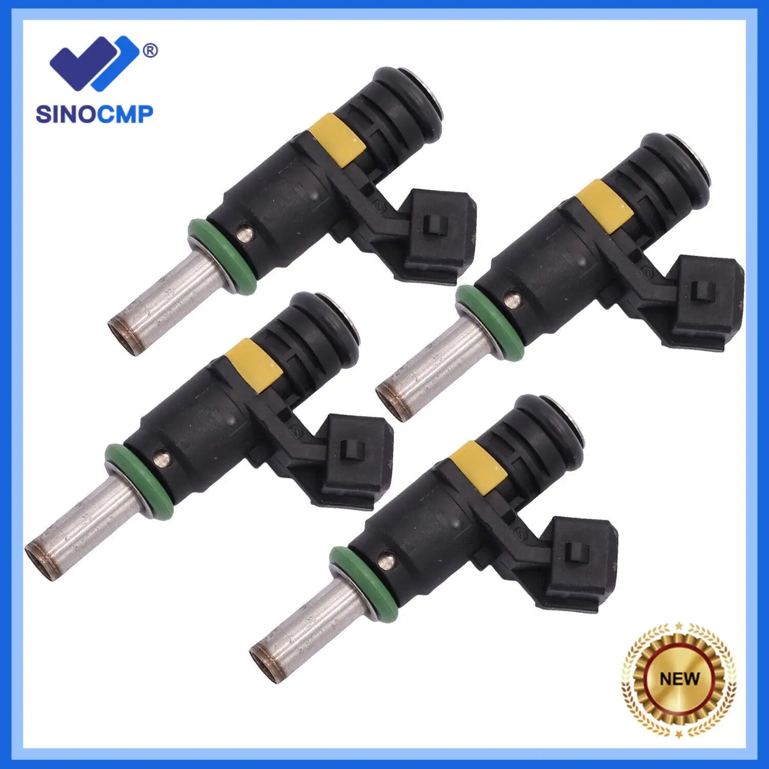 4pcs Fuel Injector 8M6002428 For Mercury Outboard 90 100 115 EFI 90HP 150HP 4-Stroke Mercruiser 4.5L MPI 200 250 New