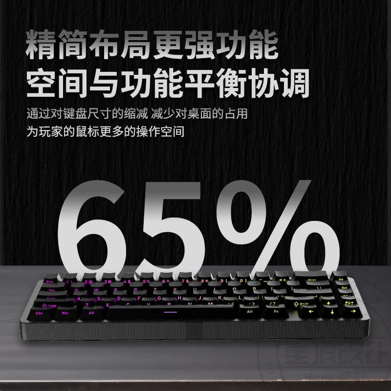 IPI-RAIN65M 2 Magnetic Axis Keyboard Custom Aluminum Case 60% RGB Wired Type-c Mechanical Keyboard Web Driver 2.0 8000 Hertz