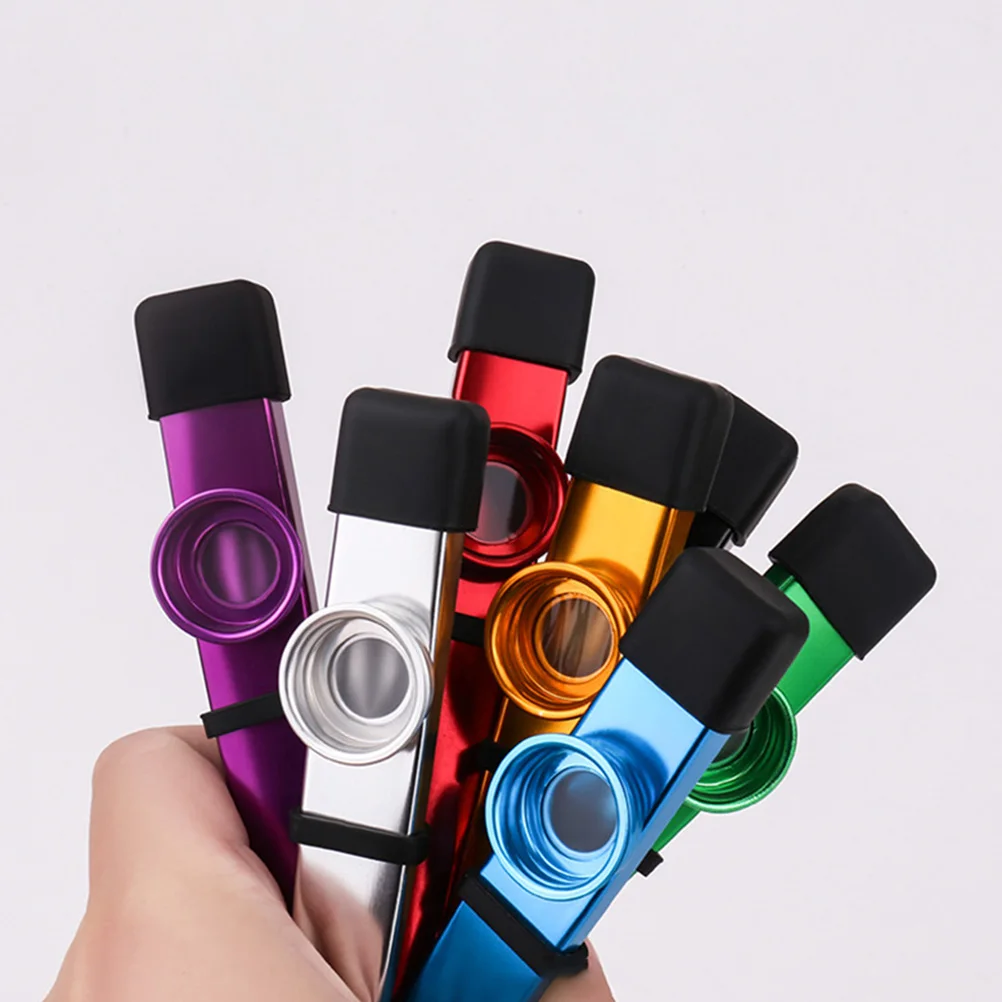 

6pcs Kazoo Mouth Guard Cover Household Silicone Protective Dust Cover Comfortable Musical Instrument Accessories Foldable Kazoo