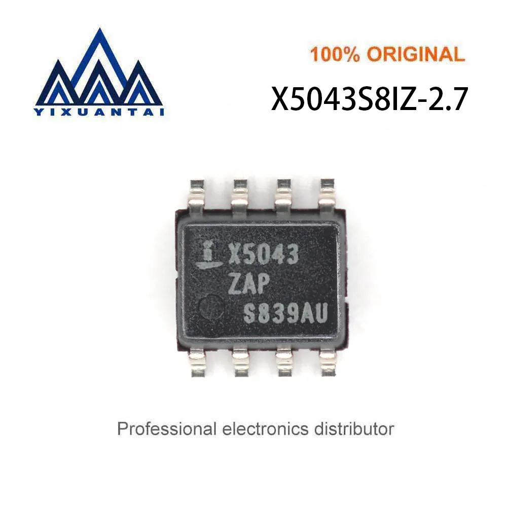 10pcs/Lot  X5043S8IZ-2.7A X5043S8IZ-2.7AT1 X5043 Z AP  X5043S8IZ X5043S8IZT1  X5043 ZI 【IC SUPERVISOR 1 CHANNEL 8SOIC】New