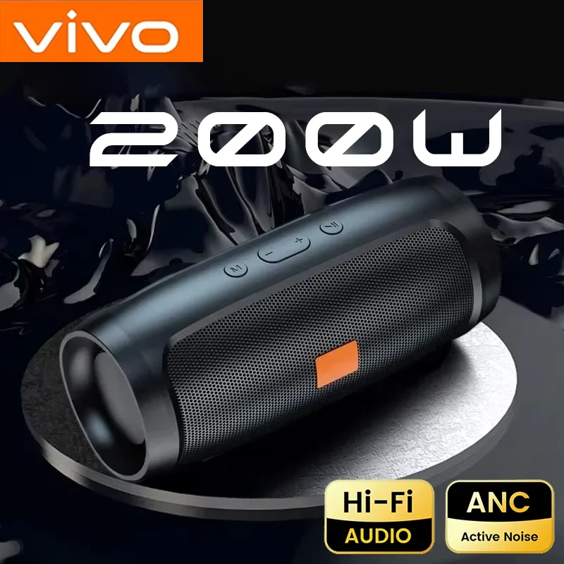2025NEW ViVO Altoparlante Bluetooth portatile Wireless ad alta fedeltà Surround Sound Box Altoparlante da campeggio impermeabile per esterni