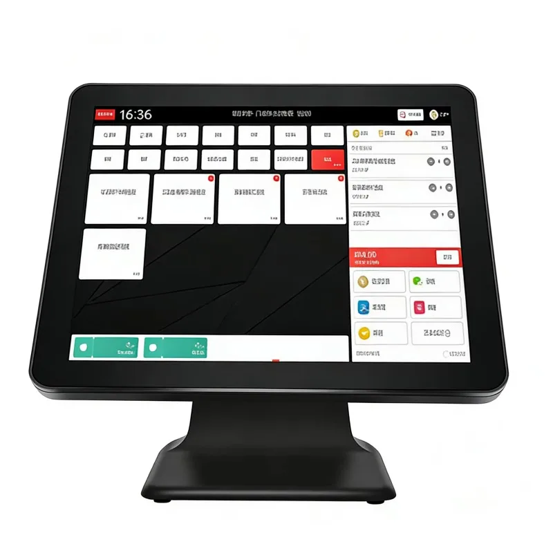 2026 17 Inch 1280*1024 5:4 60Hz I7 TN IPS Capacitive Touch Pos All In One  With 8GB RAM And 256GB SSD