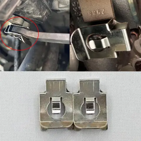 2Pcs Car EA211 1.4T Engine Turbo Clip Fastener For Vw Golf Mk7.5 Mk8 2018-2024 Jetta Mk7 2019-2024 Passat B8 2018-2023 Tiguan