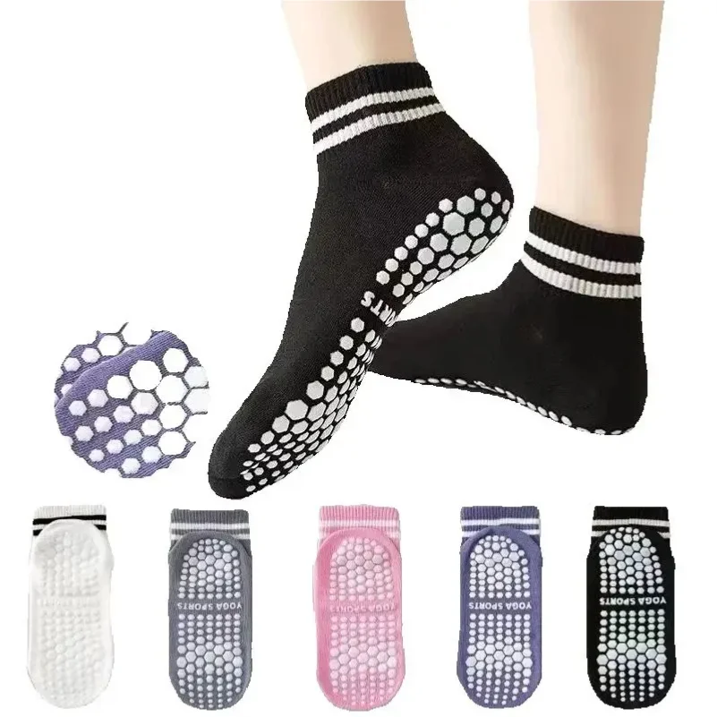 

Женские нескользящие носки с ручкой, женские нескользящие чулки для йоги, подходящие для чистых балетных и танцевальных упражнений.