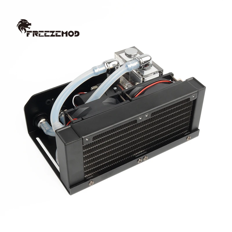 Imagem -04 - Zemod-módulo Refrigerador de Água Portátil Industrial Impressão 3d Beleza Médica Drone Notebook Cooling Kit Dual Fan 80 mm