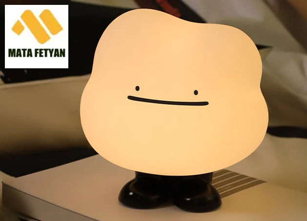 Cartoon Claude LED lampka nocna z USB akumulator Anime ściemniająca lampka nocna do sypialni dziecka dekoracja pokoju lampa klimatyczna