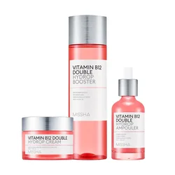 MISSHA Vitamin B12 Double Hydrop Booster 195ml Serum Moisturize Facial Essence Face Cream Korean Cosmetics