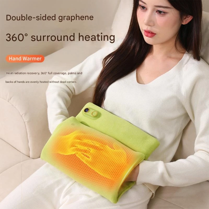 

Heated Warmer Pocket Fast Charging Warmer Pocket Anti-Burst Soft Skin-Friendly for Home, Office 87HA