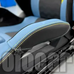 oiomotors M Carbon Bucket Seat Bolster Genuine Leather Protector for BMW G87 M2 G80 G81 M3 G82 G83 M4 F90 M5 F92 M8