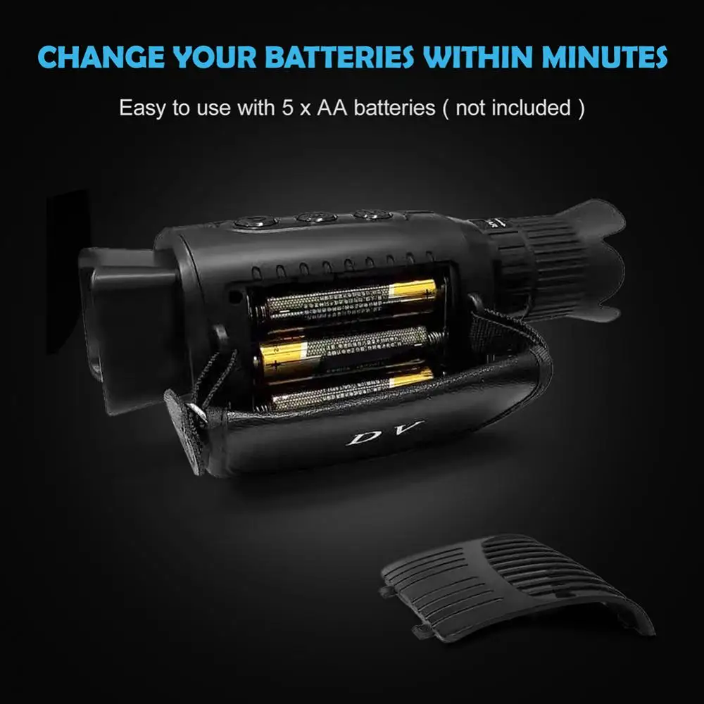 Rechargable Battery 1080p High Definition Infrared Night Vision Telescope Night Vision Camera Outdoor Hunting