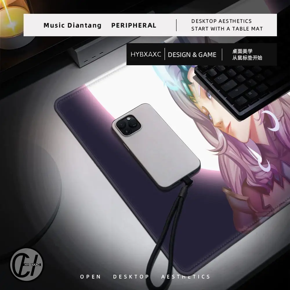 Atlantic All Stars Mercy Overwatch Mousepad Mouse Mat Desk Mat With Pad Gaming Accessories Prime Gaming XXL Keyboard Pad