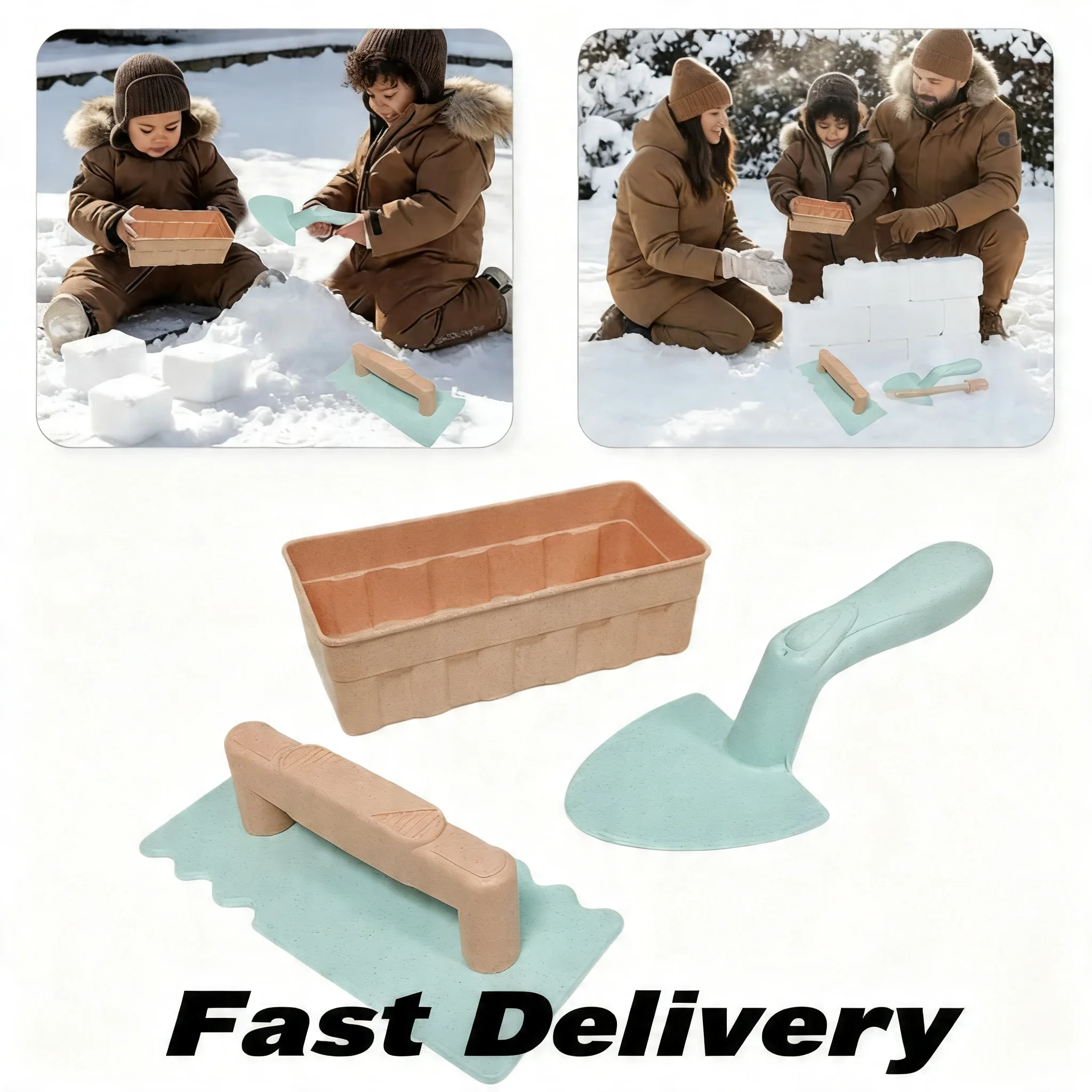 

Snow On Beach Sand Shovel Toys Snow Toys Set Craftsman Toys Parent-child Interactive Toys Beach Toys Halloween Christmas Gift