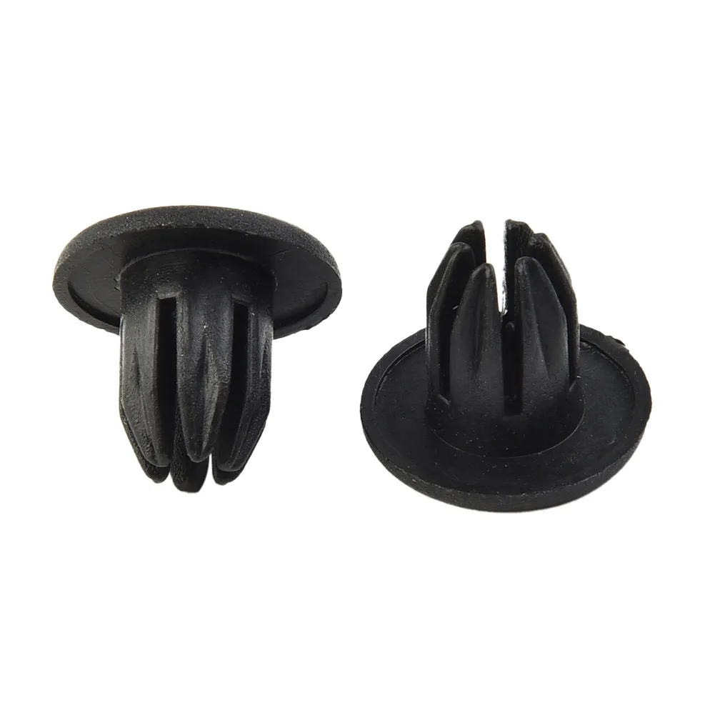 10mm Rivet Clip Moulding Nylon Accessories Panel Assortment Pin Black Plastic Push Bumper Retainer Screw Car Set Trim