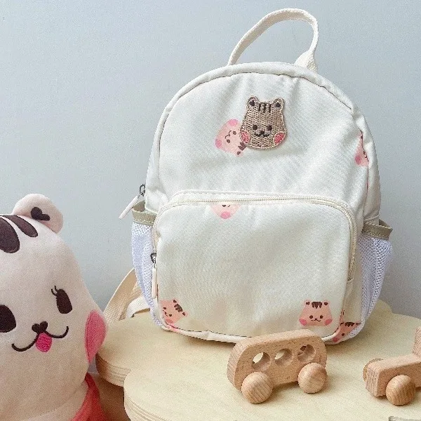 Korean Instagram Children's Cartoon Book Bag Kindergarten Lightweight and Anti loss Outgoing Backpack for Boys and Girls Chest B