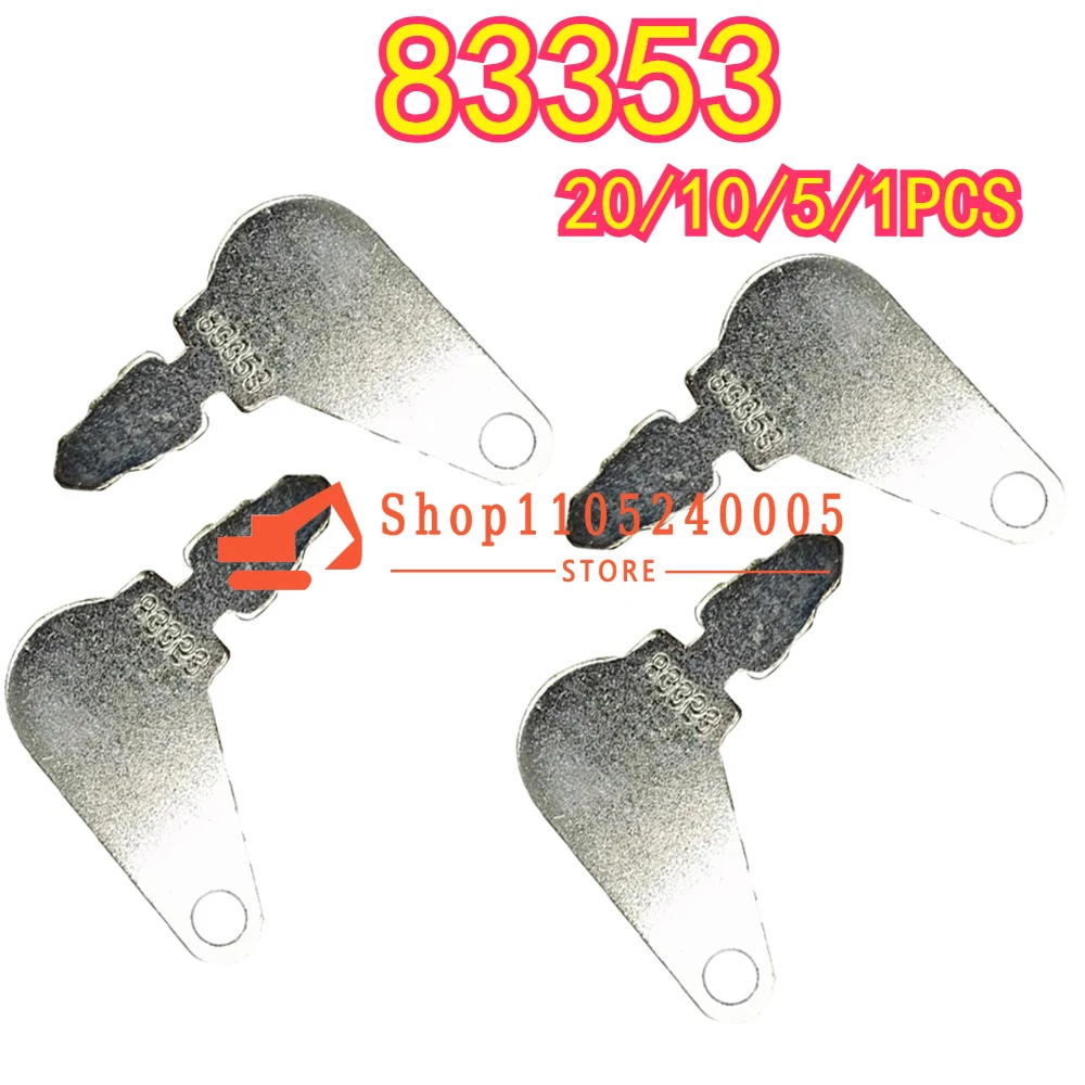 20/10/5/1PCS Ignition Keys for Construction Ignition/Heavy Equipment Key Set  83353