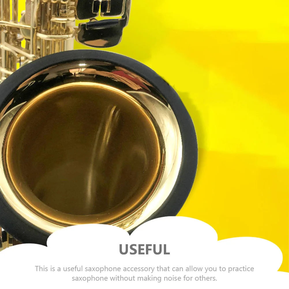 

Silicone Saxophone Mute Ring Noise Dampener For Trumpet Sax Instruments Lightweight Portable Design Musical Instrument