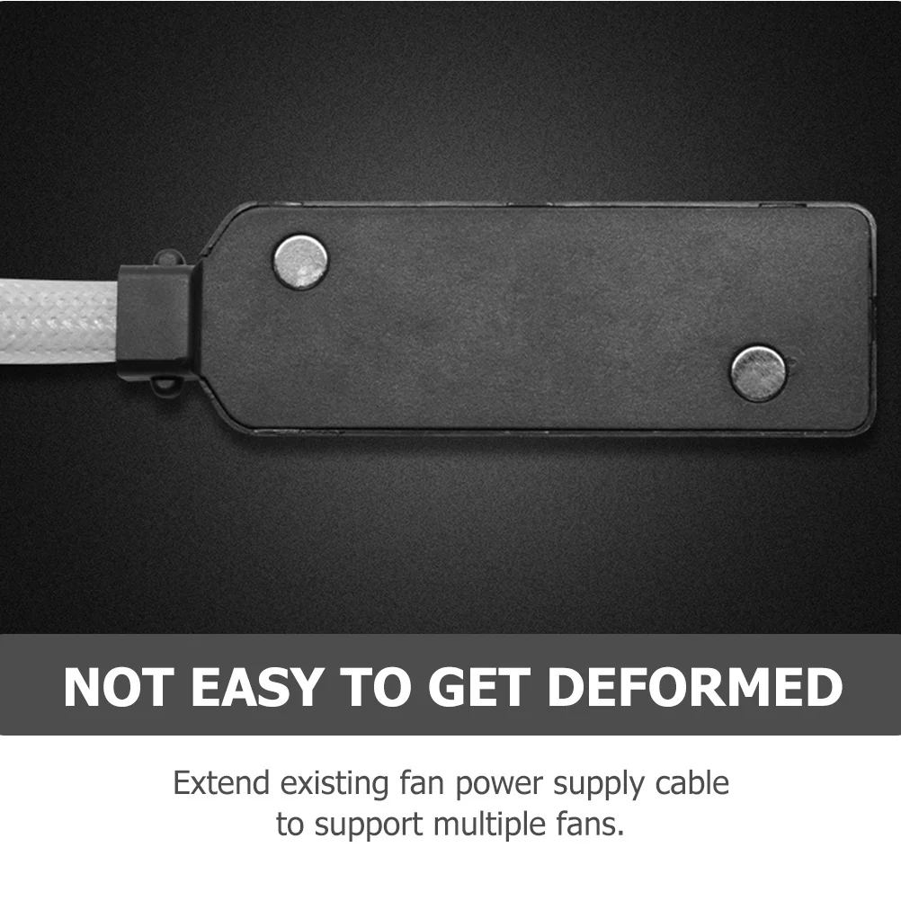 

5 Ports Rgb Computer Cooling Fan Hub with Magnet Back Support Multiple Fans Extension for Pc Installation and Stylish