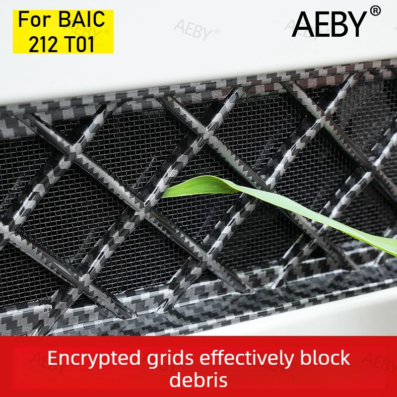 For BAIC 212 T01 Clip-on insect net,Grille insect net front bumper mesh radiator,Dust cover,Automotive exterior accessories