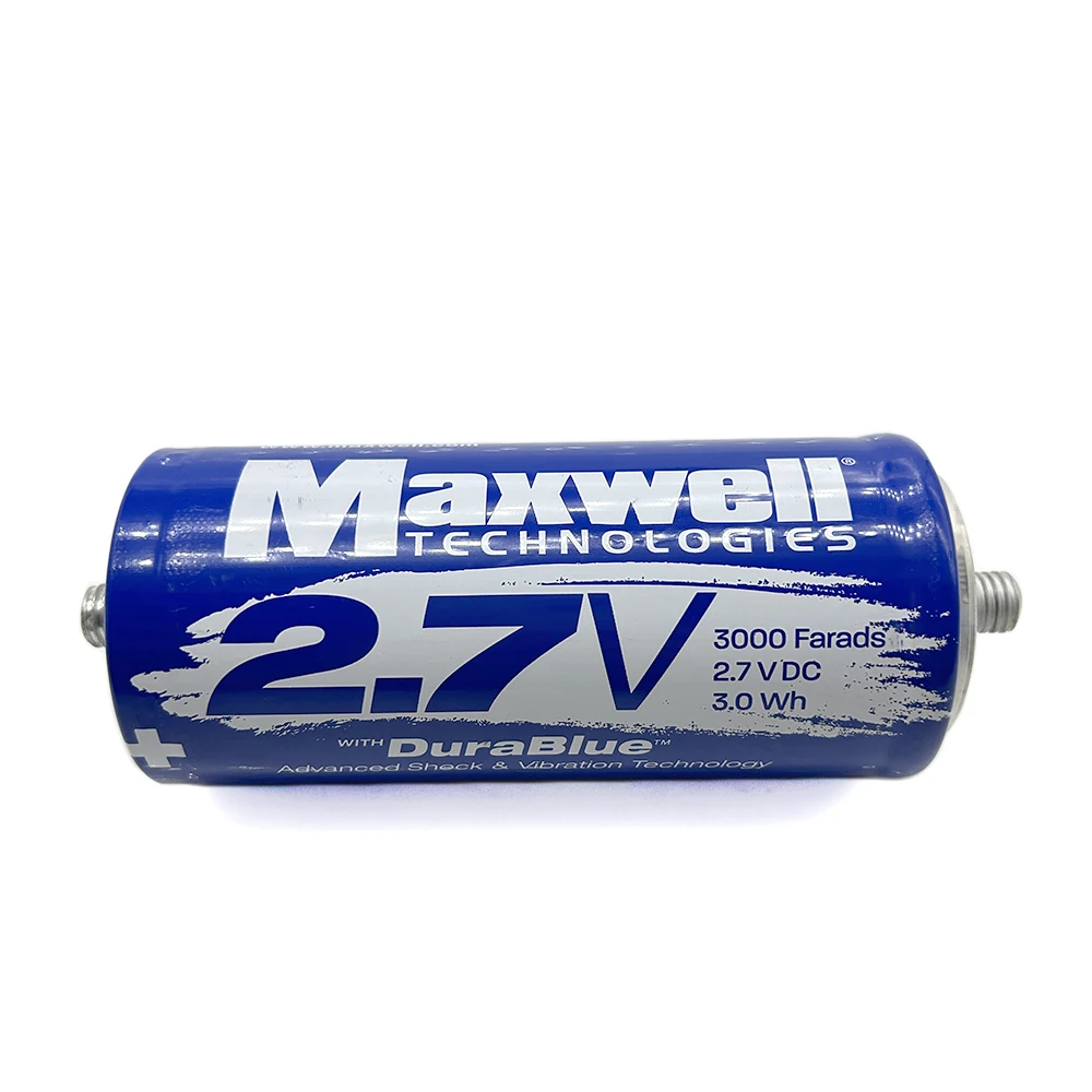 Суперконденсатор Maxwell 2.7V3000F, 3,0 в, низкое внутреннее сопротивление, большая емкость 0,15 ~ Ом, комплект зажигания автомобиля с суперконденсатором, 1 шт.