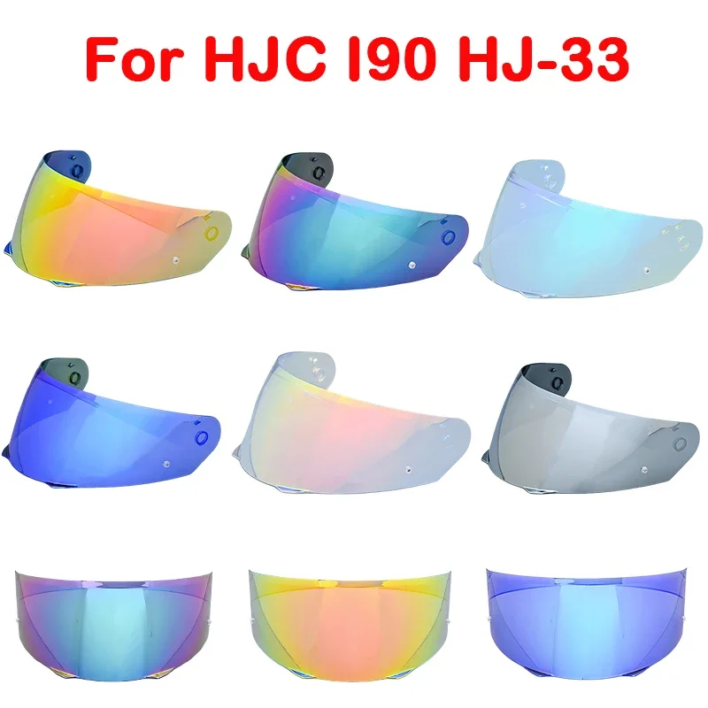 

Visor for HJC HJ-33 I90 Motorcycle Helmet Lens Replacement Shields Anti-UV Casco Moto Colorful Faceshield Accessories