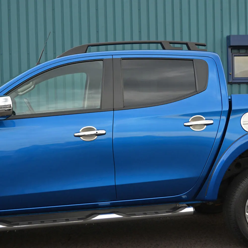 2Pcs Side Roof Rail Roof Rack Bar for Mitsubishi Triton L200 2015-2023 Rooftop Luggage Rails Accessories
