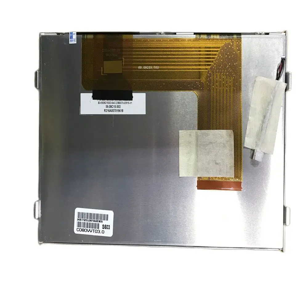 شاشة LCD لفولكس فاجن ، شاشة دي في دي للسيارة ، C080VVT03 ، C080VVT03.0 ، C080VVT03.0 ، أصلي ، جديد ، 8 بوصة