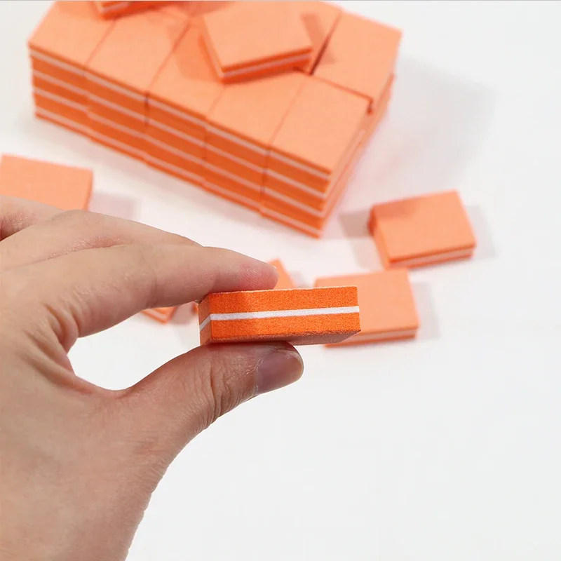 10-100 Stück Mini-Polier- und Schleifblöcke für Pediküre, Nagelpflege, Nagelkunst, Polierer, Maniküre, Pediküre, Nagelfeilen, Nagelzubehör, neu – Detail 3
