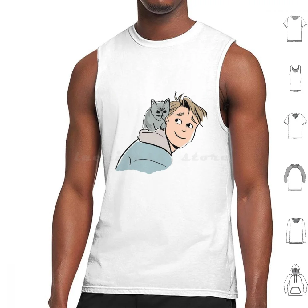 Kit Connor Heartstopper Tank Tops Print Cotton Osemanverse Netflix Heartstopper Quotes Darcy Olsson Heartstopper