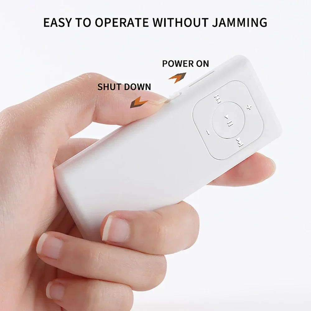 Portable MP3 Player with Earphone Reproductor De Musica Lossless Sound Music Media MP3 Player Speaker TF Card Slot for Walkman