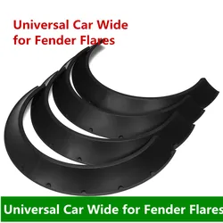 4PCS Universal Car Wide for Fender Flares Wheel Arches Extension Mud Mudguards for AUDI A3 A4 A5 S3 S4 S5 RS5 S-line A6 A7 A8 TT