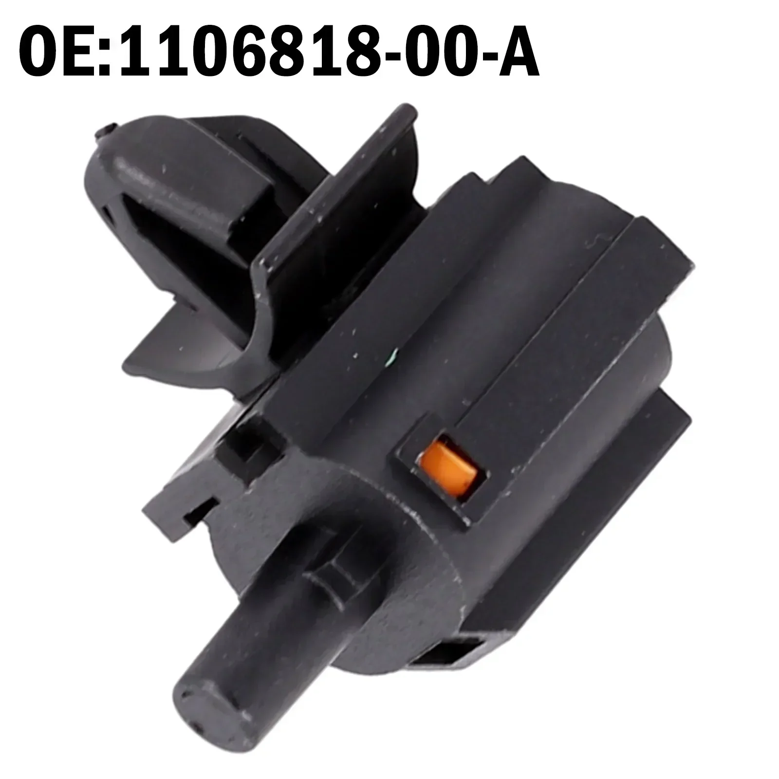 Electric Vehicle 1*Temperature Sensor ABS 1106818-00-A Black For Tesla MODEL 3/Y 2017 For Tesla MODEL 3/Y 2023 High Quality