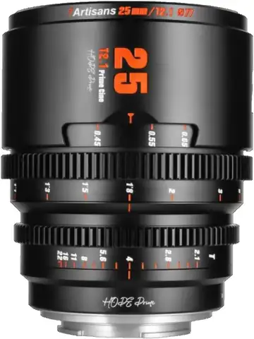 7Artisans Hope S35 T2.1 10/16/25/35/50/85Mm Prime Cine Lens 7 Artisans for Sony Fx30 Red Gh9 Fujifilm Xt5 for Canon Rf M43