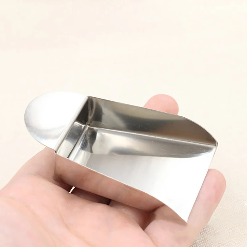 Jewelry Shovel Jewelry Scoop for Pearls Gemstones Beads Scoop Steel Otolith Shovel Tools with Plate Handle Jewelry Tools