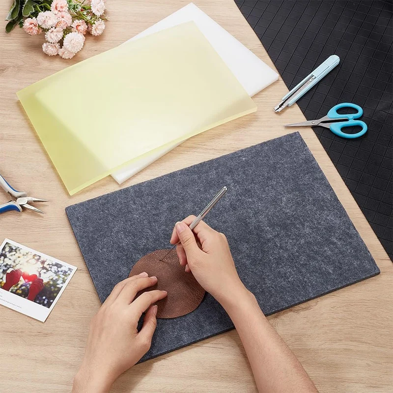 ABDJ-أدوات التثقيب الجلدية، وسادة التثقيب الجلدية، وسادة إزميل اللكم، وسادة امتصاص الصوت لمحبي الحرف الجلدية ذاتية الصنع