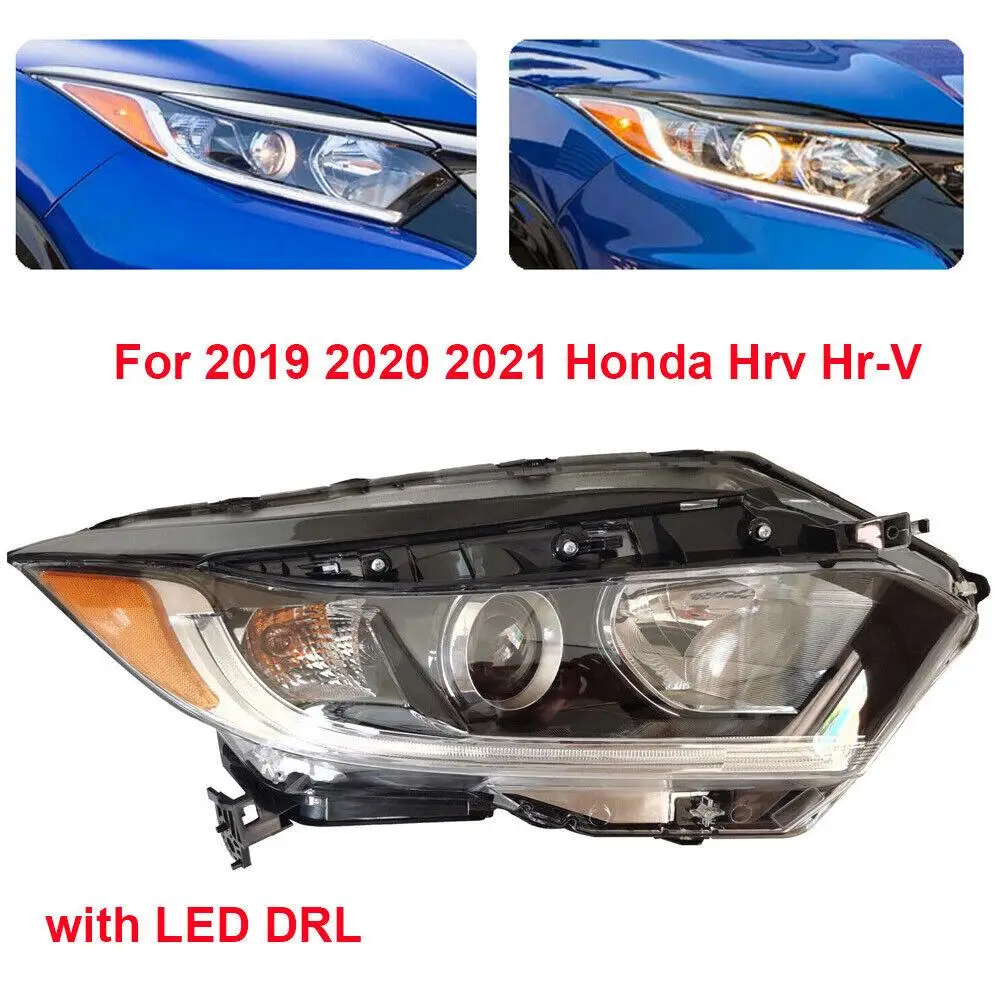 Right Side LED Bright Halogen Headlight 33100T7AA31 For 2019 2020 2021 Honda Hrv Hr-V Headlight Right Passenger Side