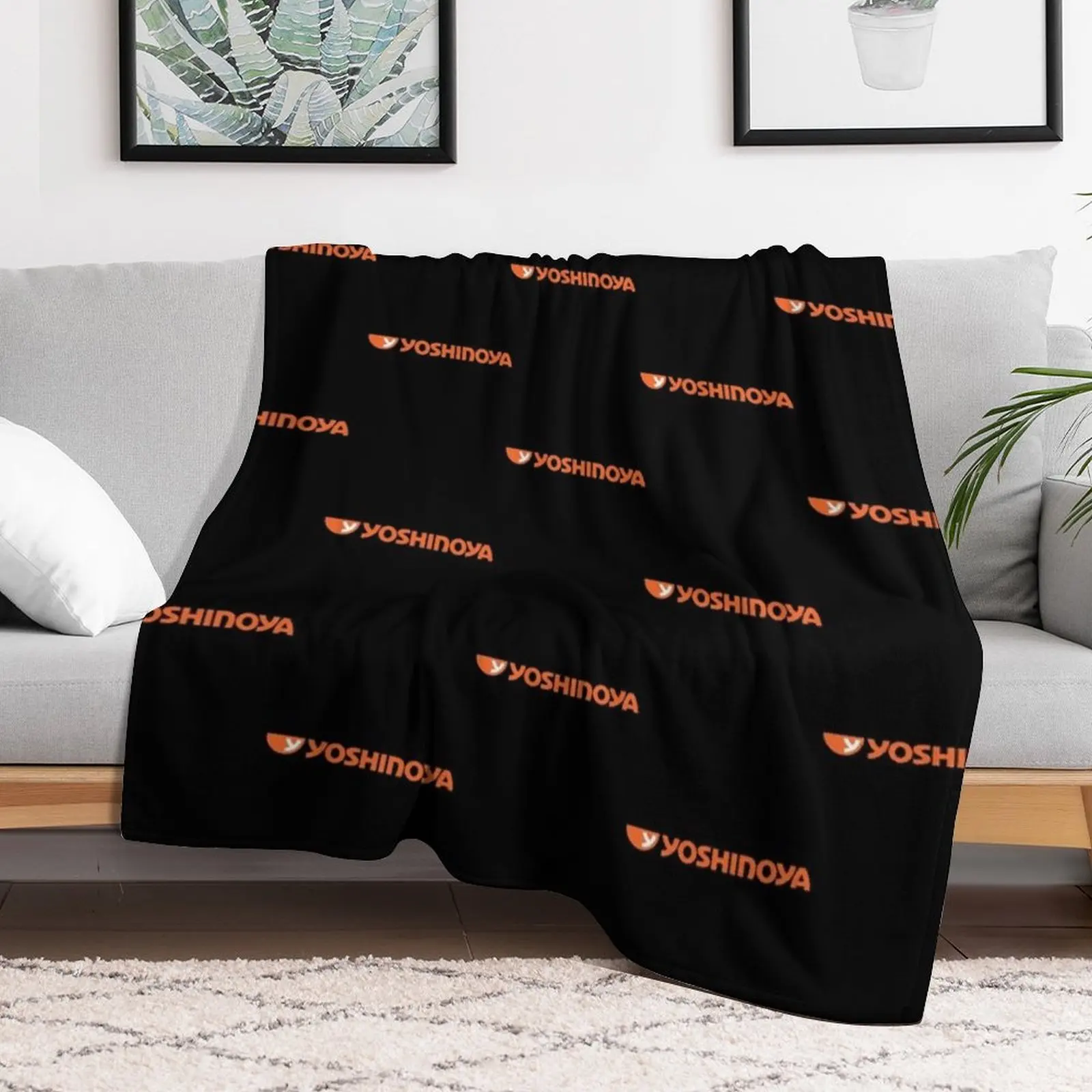 Yoshinoya Resto Throw Blanket